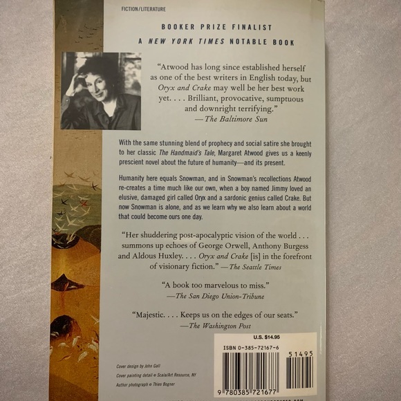 Oryx and Crake: By Margaret Atwood - Picture 5 of 8